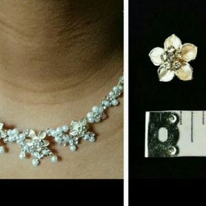 Genuine Swarovski Necklace/Choker & Earring set